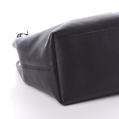 Gucci Pebbled Calfskin Medium Soho Chain Shoulder Bag Black 9 of 10
