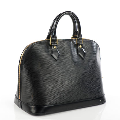 Louis Vuitton Epi Alma PM Black 4 of 10
