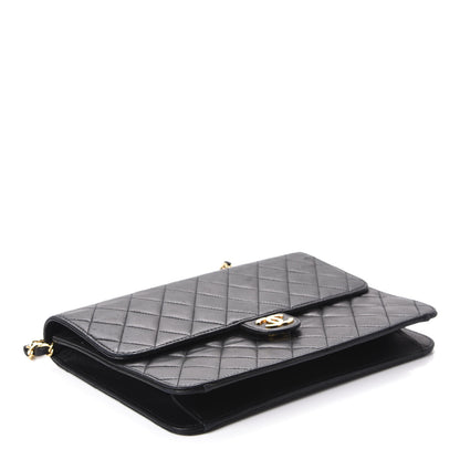 Chanel Lambskin Quilted Medium Single Flap Black 4 of 10