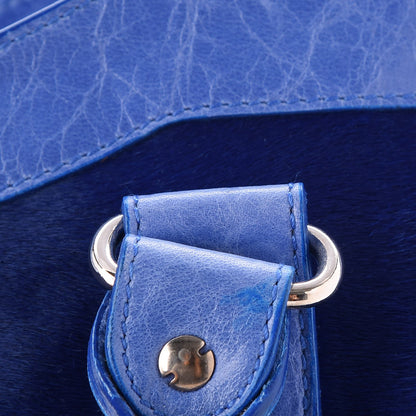 Balenciaga Chevre Pony Hair Classic Hardware City Bleuet 12 of 13