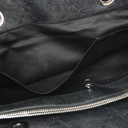 Chanel Glazed Calfskin Large On The Road Tote Black 12 of 13