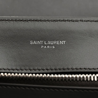 Saint Laurent Calfskin Y Quilted Monogram Medium Loulou Chain Satchel Earth 7 of 12