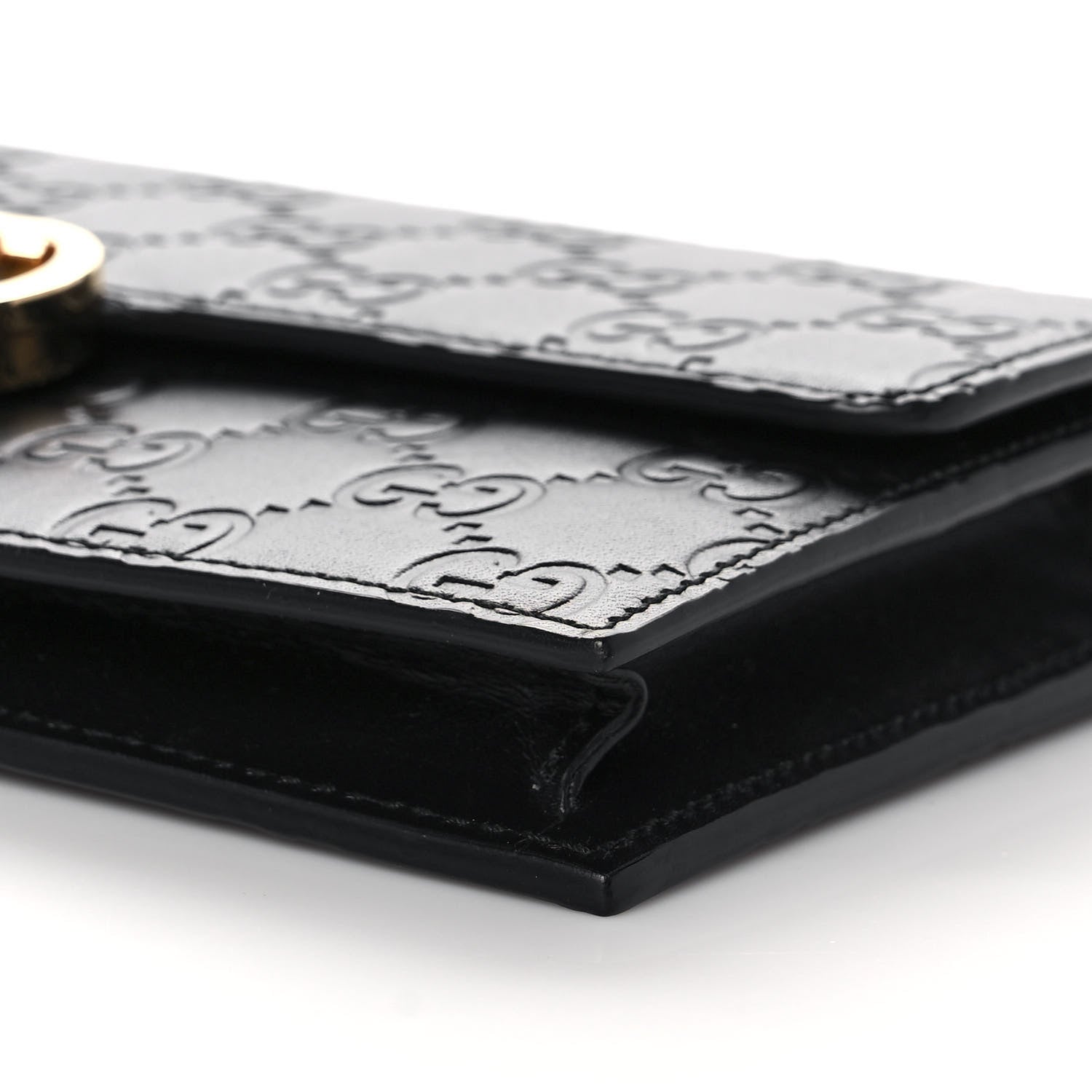 Gucci Guccissima Icon Chain Wallet Black 8 of 10