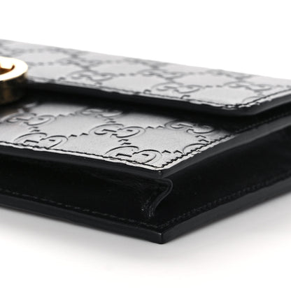 Gucci Guccissima Icon Chain Wallet Black 8 of 10