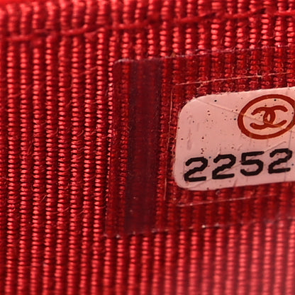 Chanel Lambskin Quilted Tri-Color Wallet On Chain WOC Red Blue 8 of 11