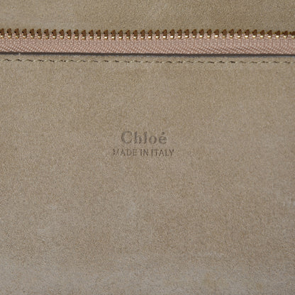Chloe Suede Calfskin Medium Faye Shoulder Bag Tobacco 7 of 18