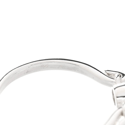 Tiffany Sterling Silver Diamond Elsa Peretti Swan Ring 52 6 4 of 5