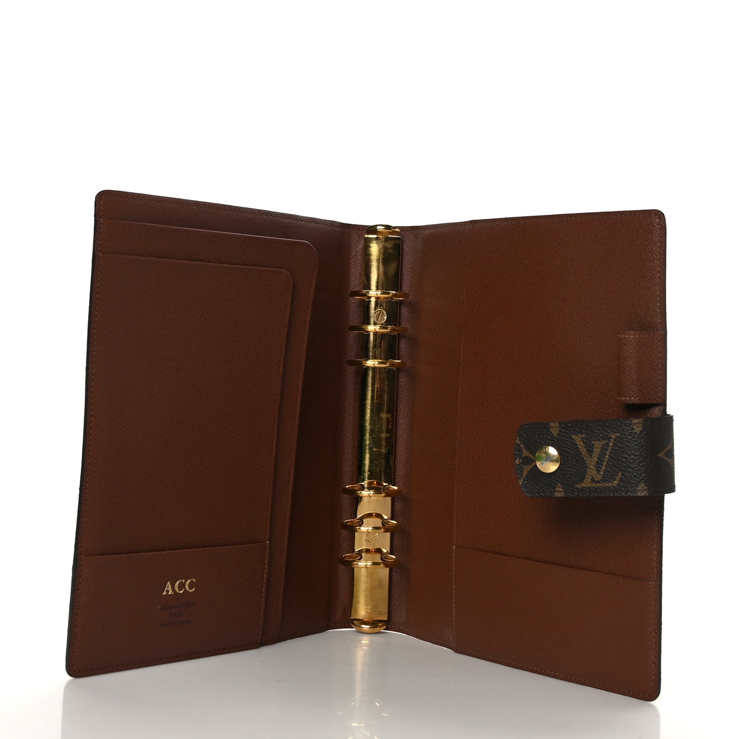 Monogram Large Ring Agenda Cover
