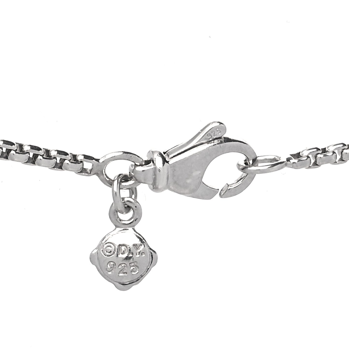 Sterling Silver Diamond Crossover Station Necklace