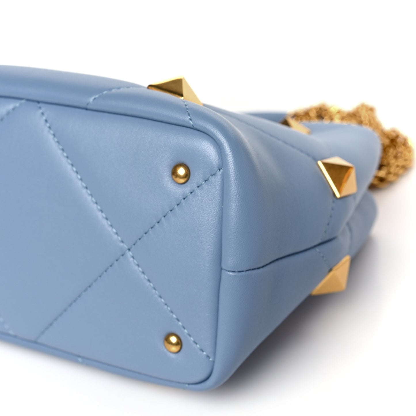 Nappa Small Roman Stud The Handle Bag Niagara