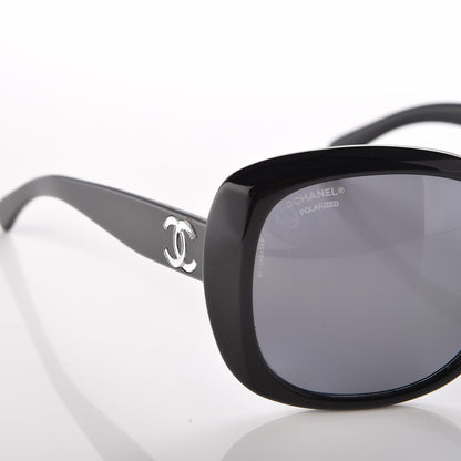 Chanel Polarized CC Sunglasses 5183 Black 7 of 8