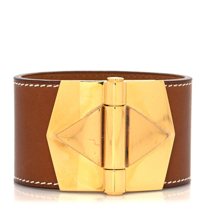Hermes Barenia Bracelet M Fauve 1 of 7