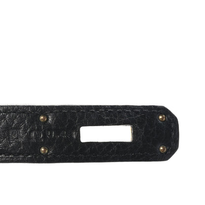 Hermes Taurillon Clemence Birkin 35 Black 7 of 12