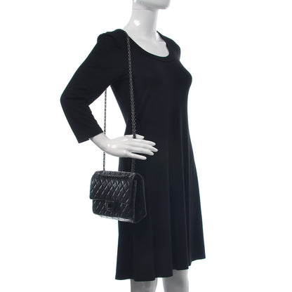Chanel Aged Calfskin Quilted 2.55 Reissue 225 Flap So Black 2 of 10