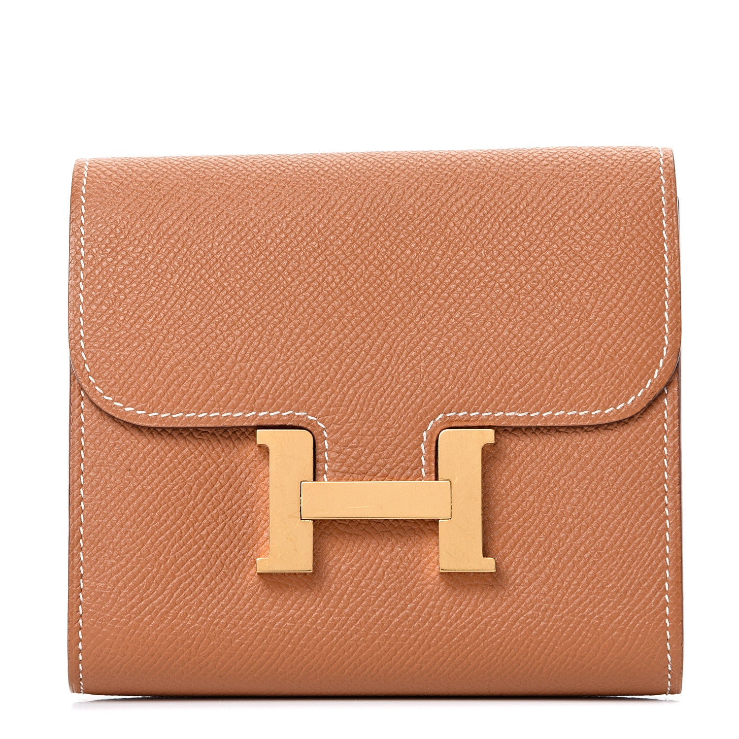 Hermes Epsom Constance Short Wallet Gold 1 of 9
