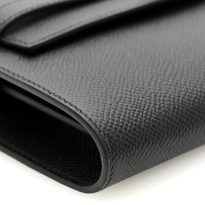 Hermes Epsom Kelly Wallet To Go Black 5 of 11