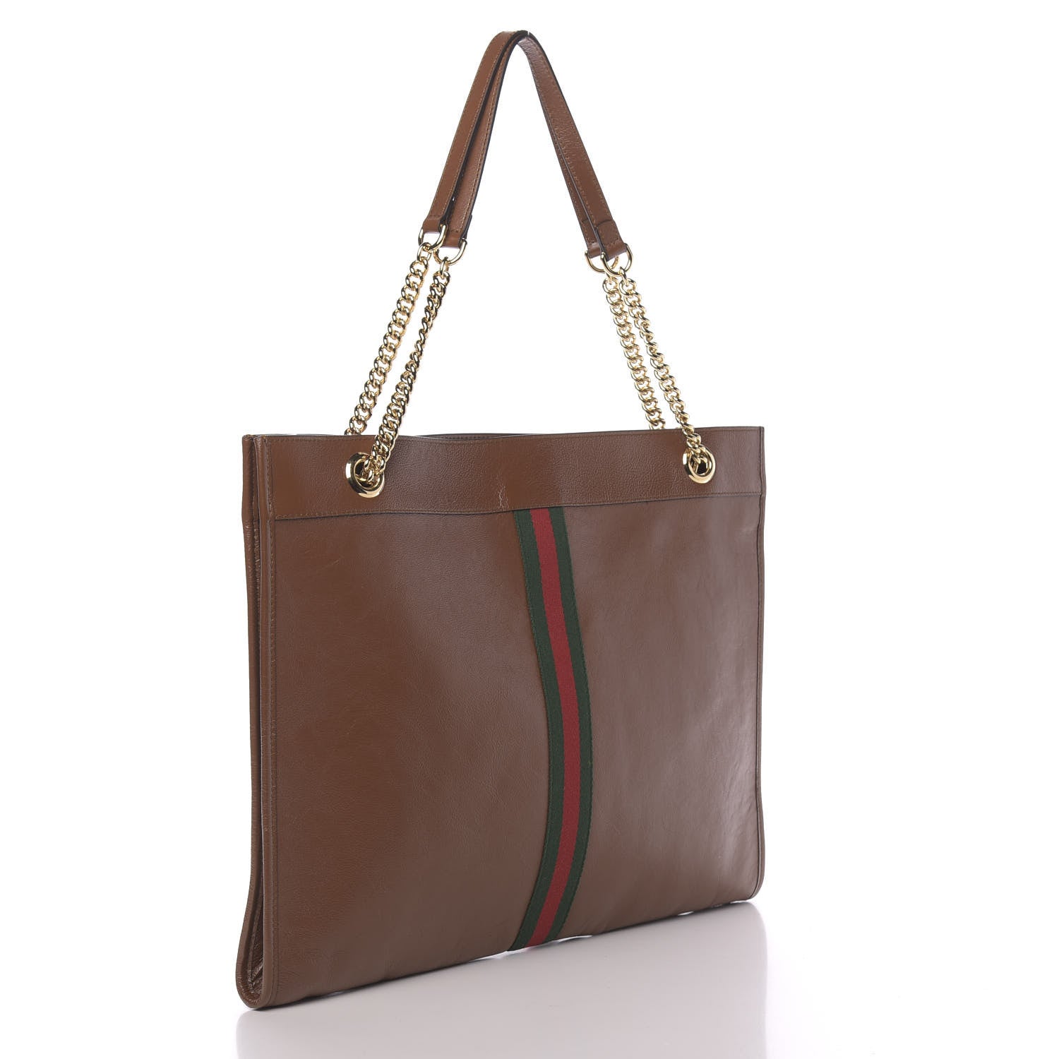 Gucci Calfskin Large Rajah Chain Tote Cuir 3 of 10