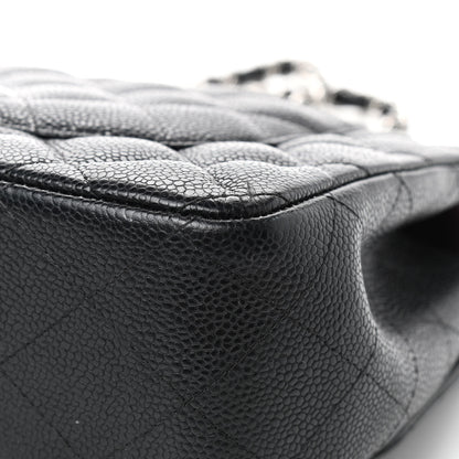 Chanel Caviar Quilted Jumbo Double Flap Black 9 of 18