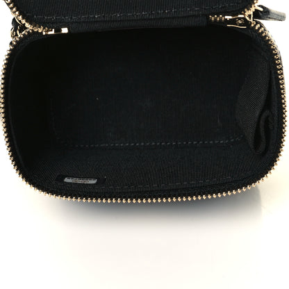 Chanel Lambskin Quilted Trendy Mini Vanity Case With Chain Black 7 of 8