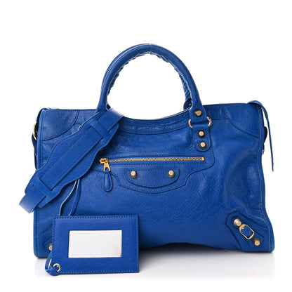 Balenciaga Agneau Giant 12 Gold Hardware City Bleu Lazuli 3 of 11
