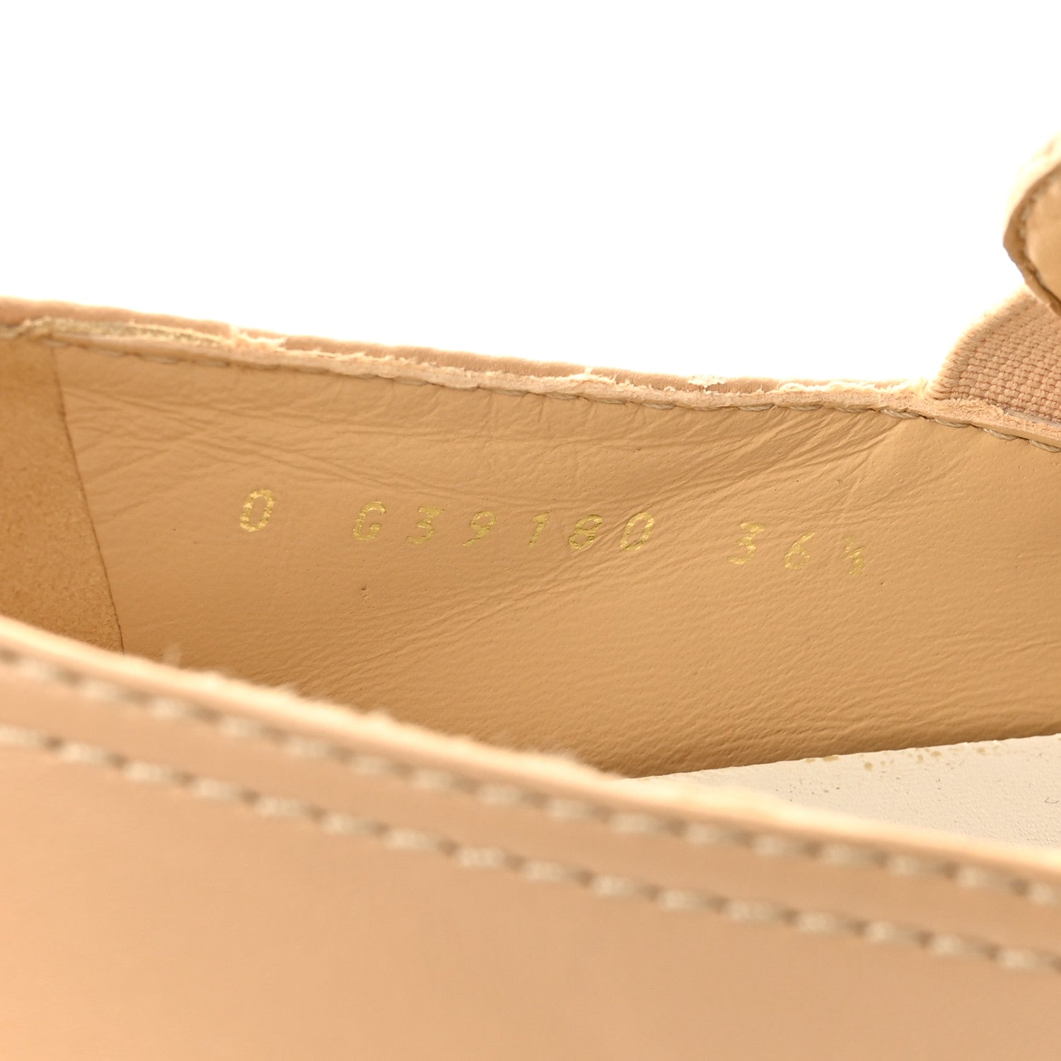 Chanel Lambskin Quilted Womens CC Stroll Sneakers 36.5 Beige 9 of 12