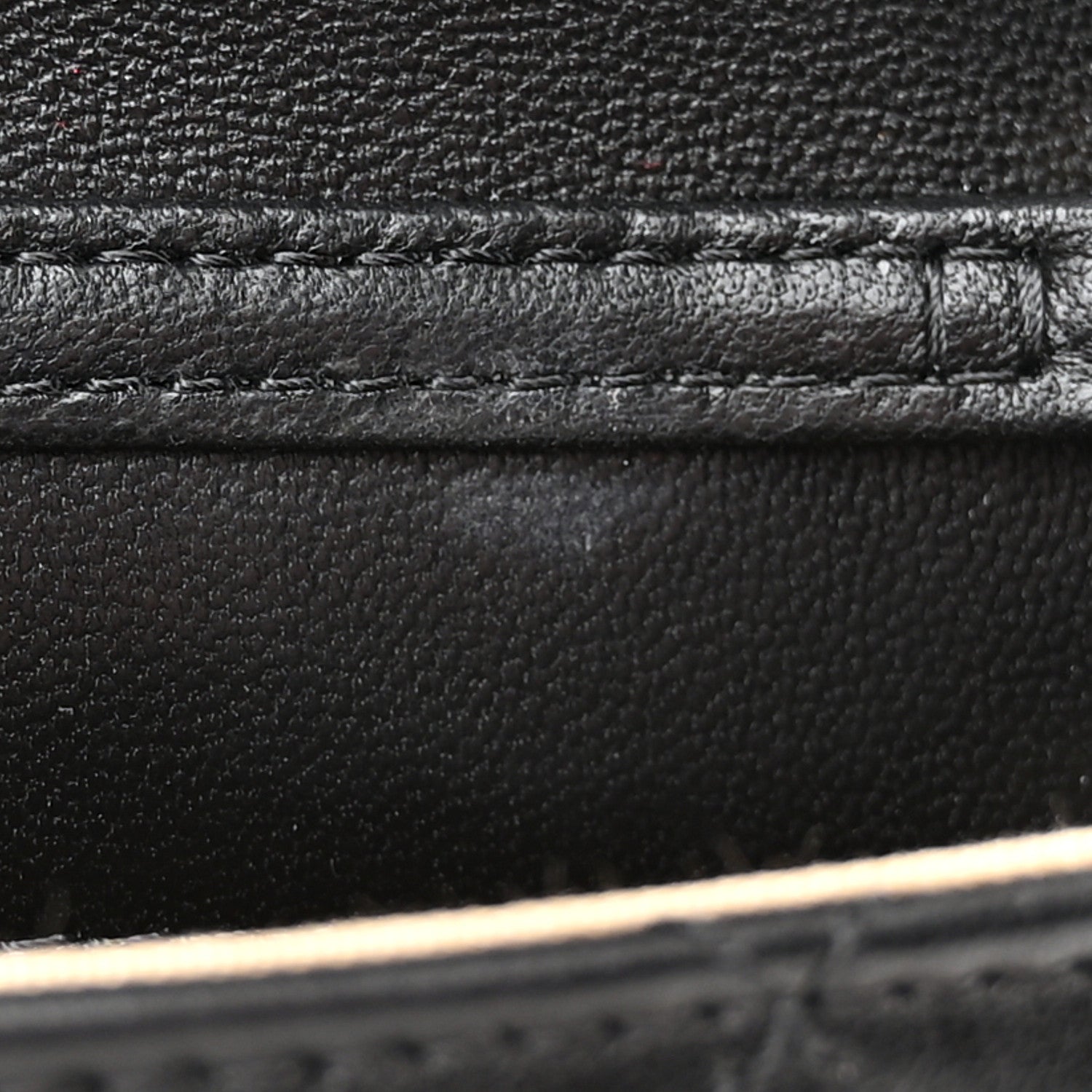 Chanel Lambskin Quilted Pearl Crush Clutch With Chain Black 12 of 12