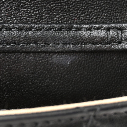 Chanel Lambskin Quilted Pearl Crush Clutch With Chain Black 12 of 12