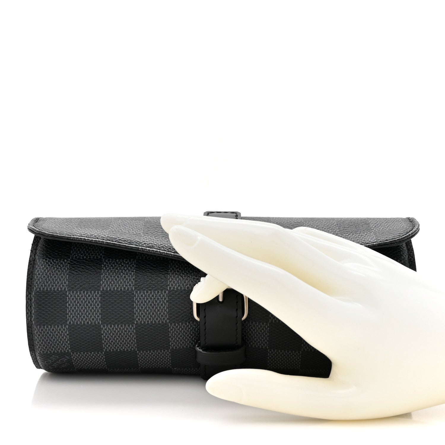 Louis Vuitton Damier Graphite 3 Watch Travel Case 2 of 8