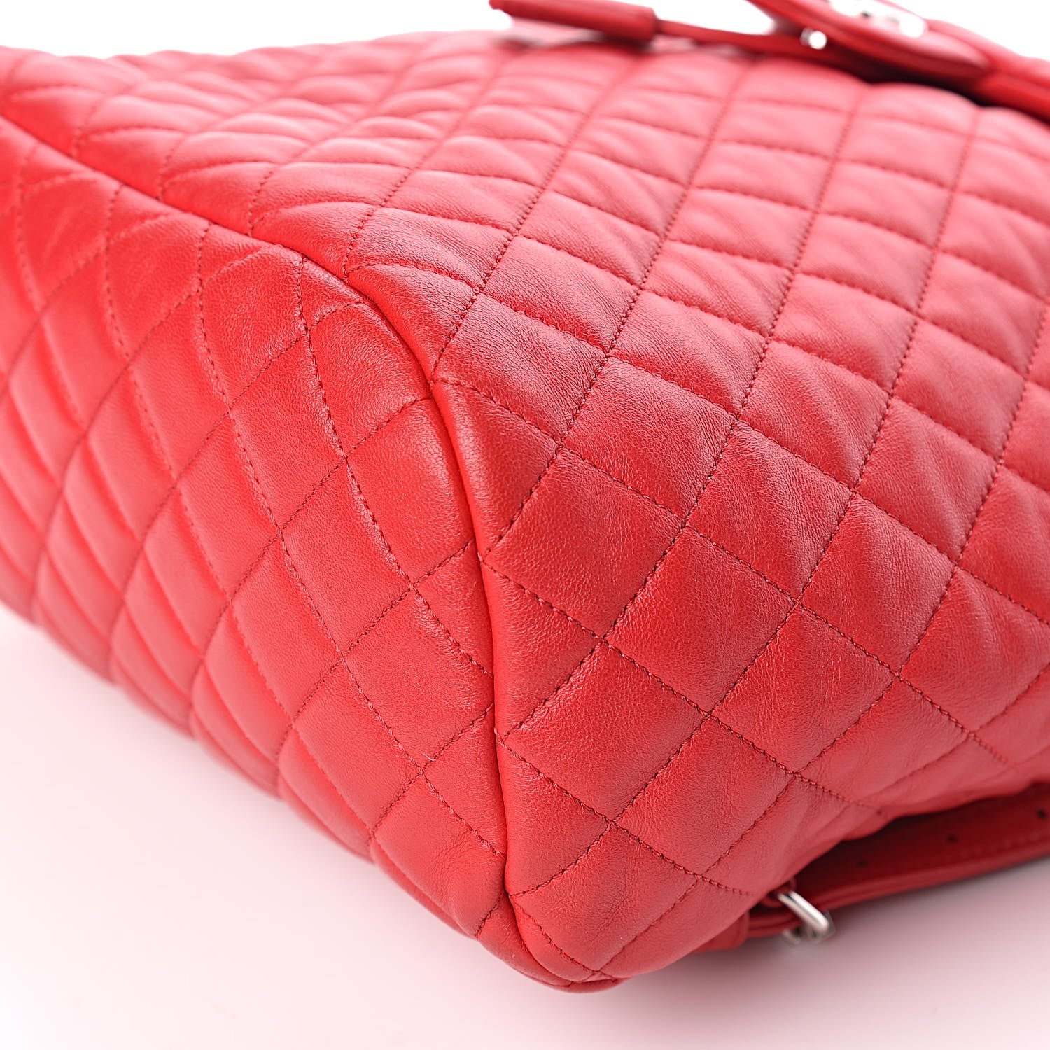 Chanel Lambskin Quilted Large Urban Spirit Backpack Red 9 of 10