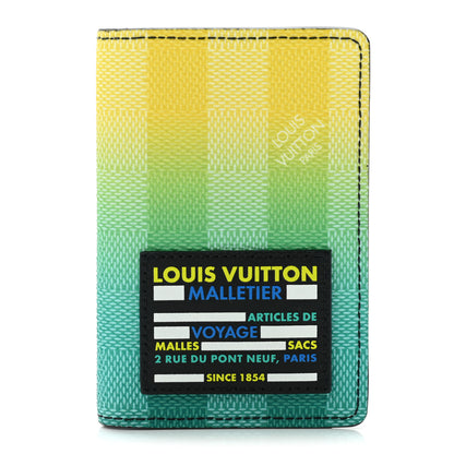 Louis Vuitton Damier Stripes Pocket Organizer Gradient Green 1 of 7