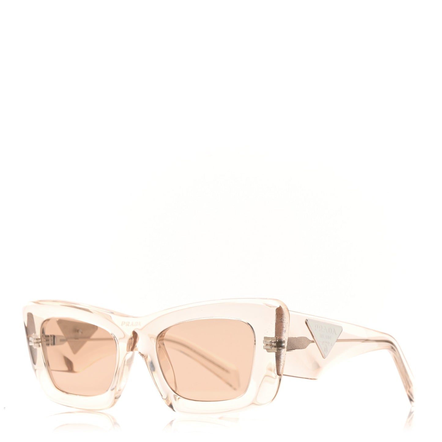Cat Eye Sunglasses SPR 13Z Transparent Beige