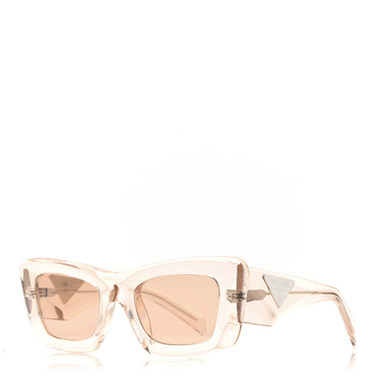 Prada Cat Eye Sunglasses SPR 13Z Transparent Beige 1 of 8