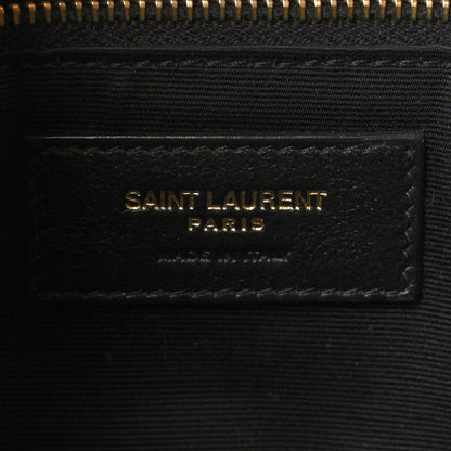Saint Laurent Lambskin Matelasse Monogram Medium Niki Chain Satchel Dark Beige 6 of 9
