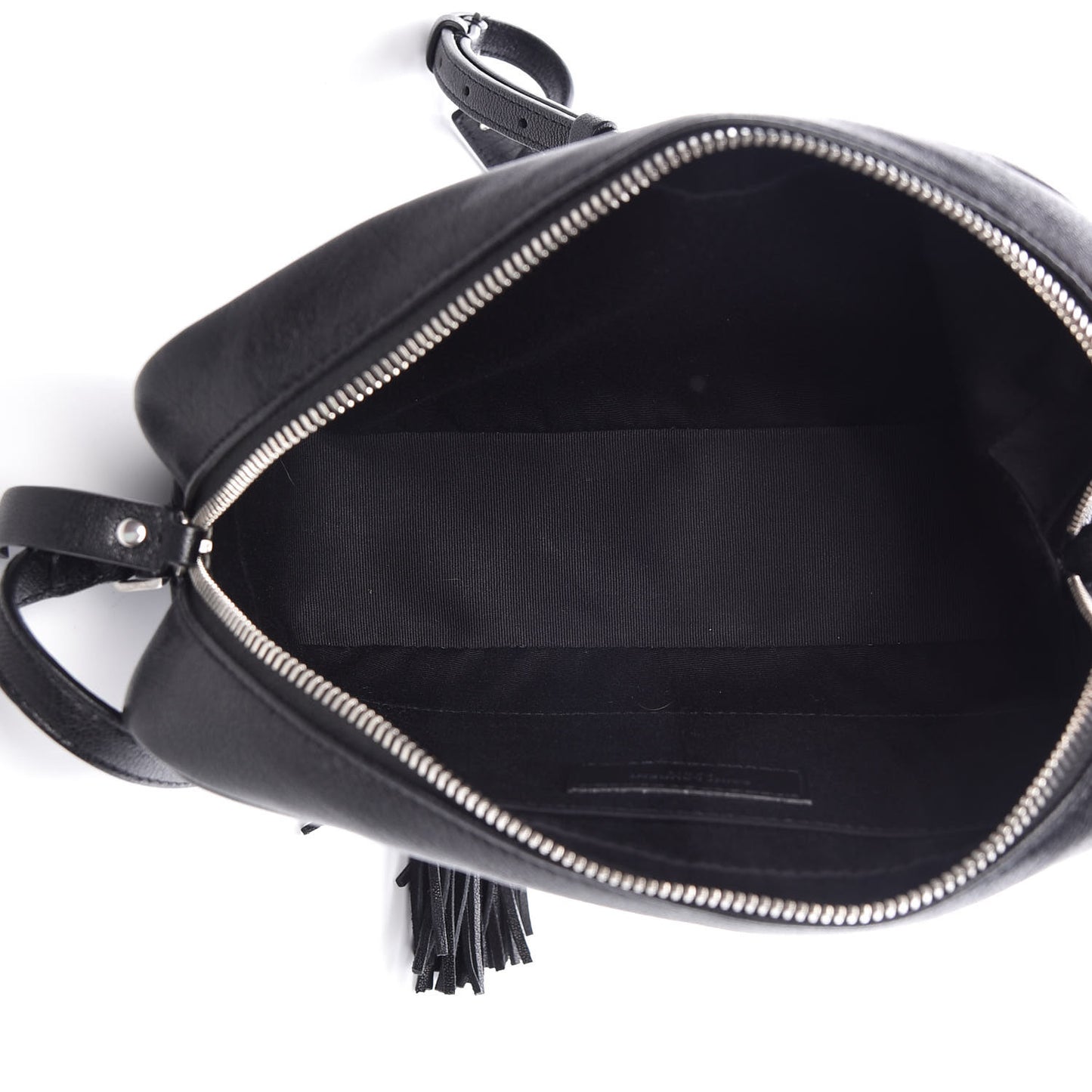 Lambskin Monogram Small Lou Camera Bag Black
