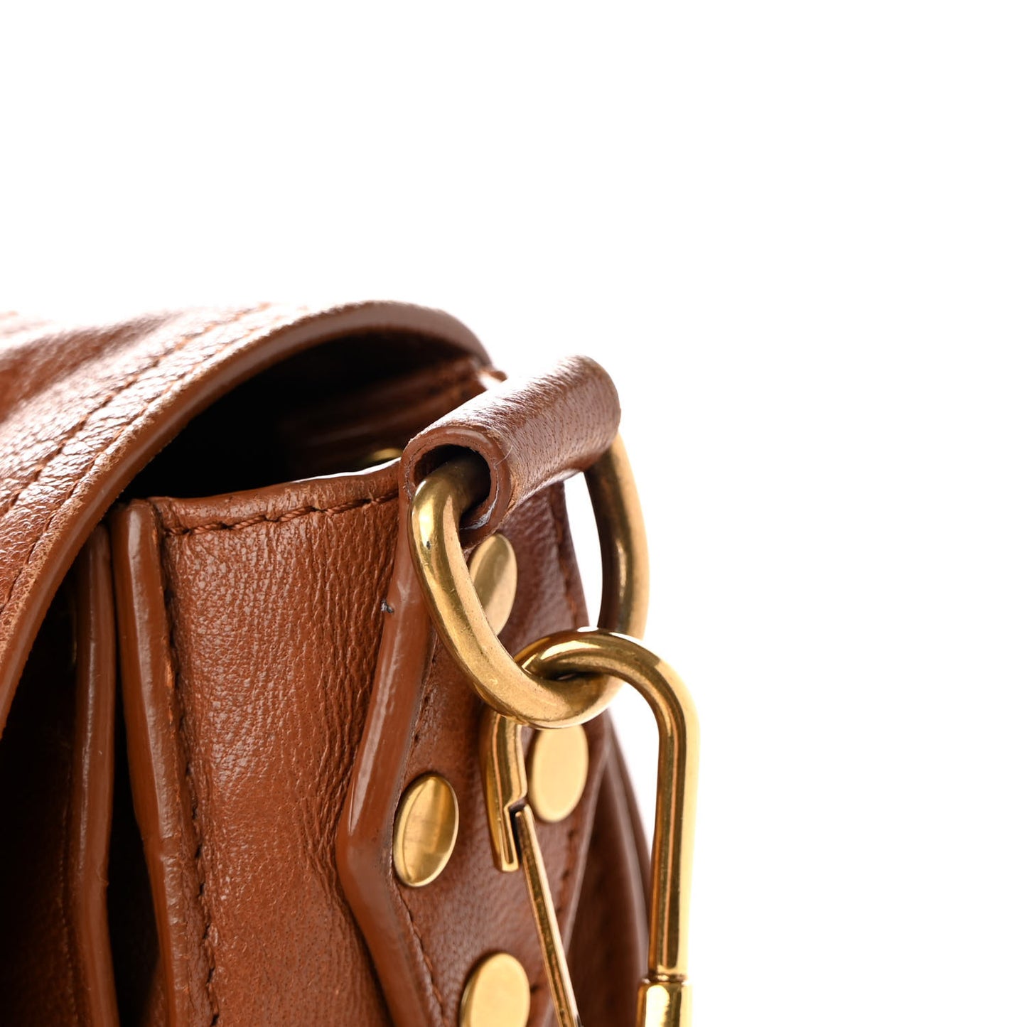 Lambskin Medium PS1 Satchel Saddle