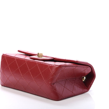 Chanel Aged Calfskin Quilted 2.55 Reissue Mini Flap Red 7 of 11