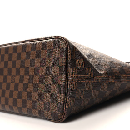 Louis Vuitton Damier Ebene Neo Neverfull MM Rose Ballerine 10 of 12