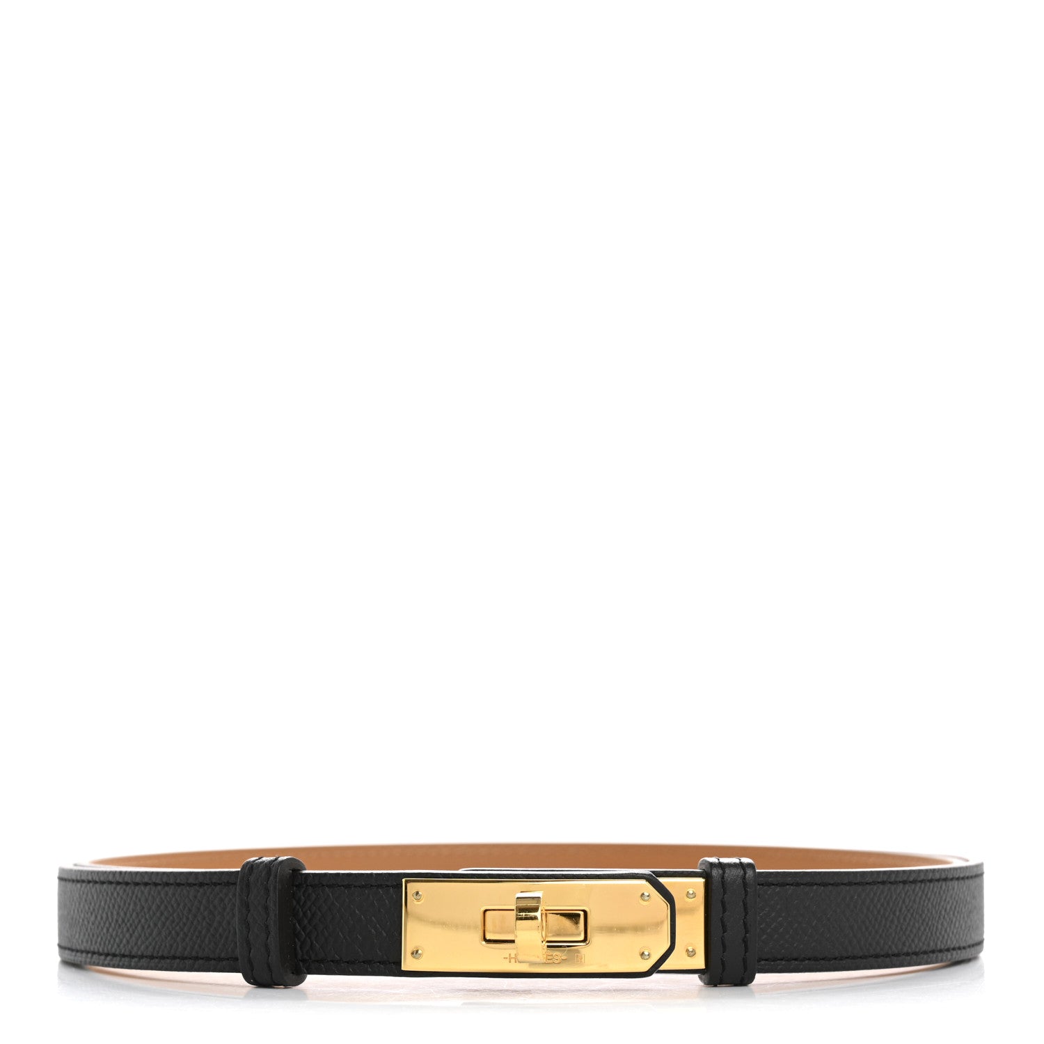 Hermes Epsom Kelly Belt Black 1 of 5