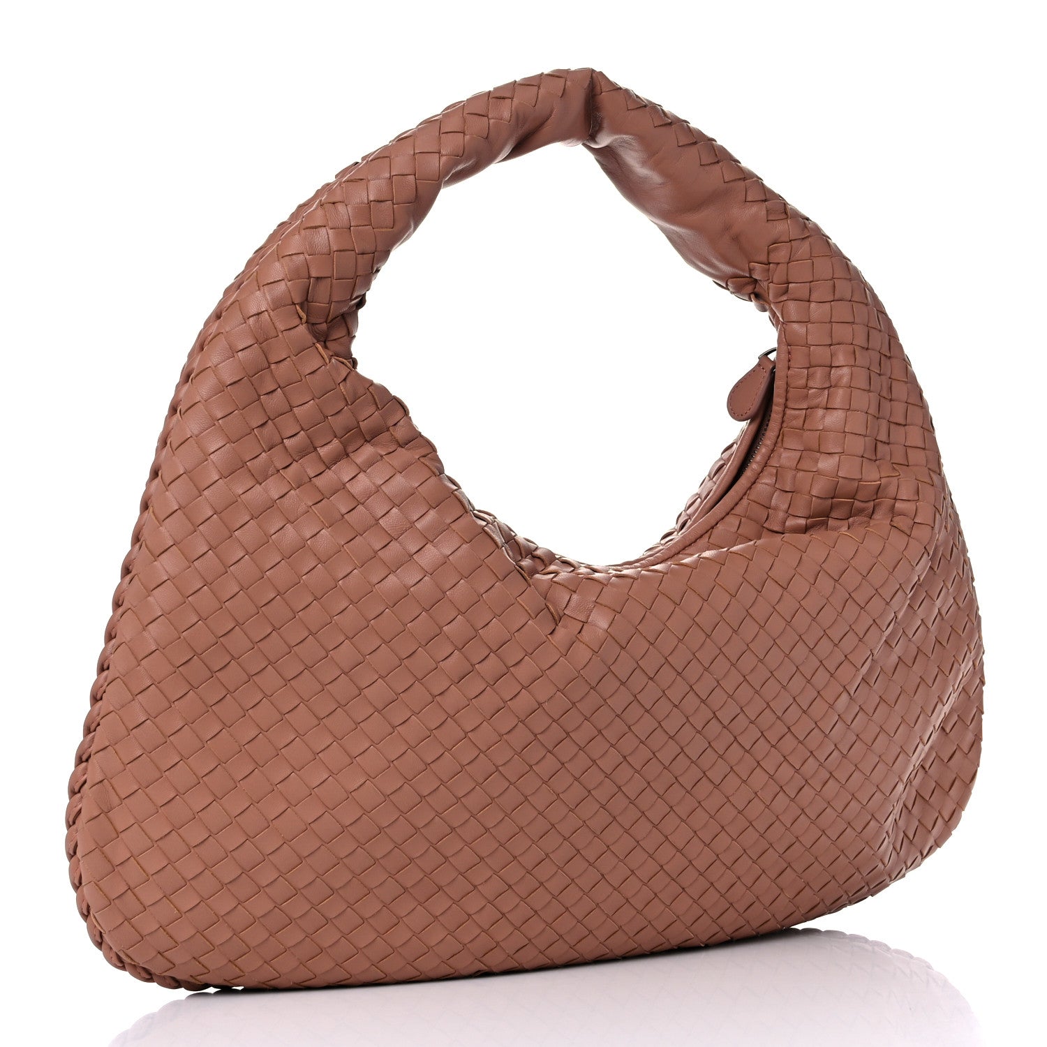 Bottega Veneta Nappa Intrecciato Large Veneta Hobo Maple 2 of 9