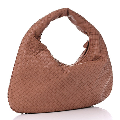 Bottega Veneta Nappa Intrecciato Large Veneta Hobo Maple 2 of 9