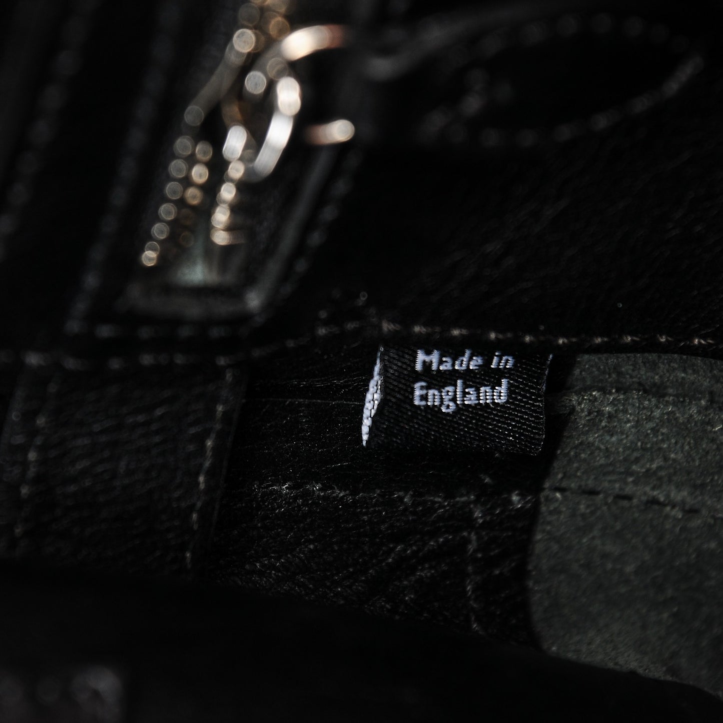 Natural Leather Cara Delevingne Convertible Satchel Black