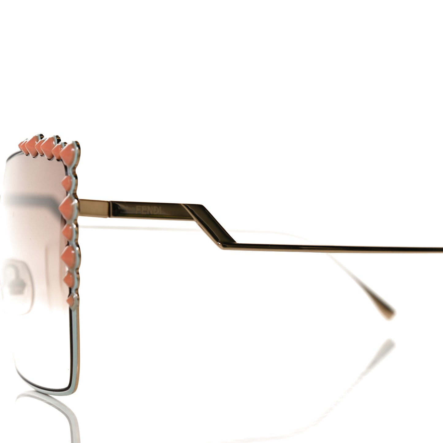 Square Dots Sunglasses FF 0259/S Gold