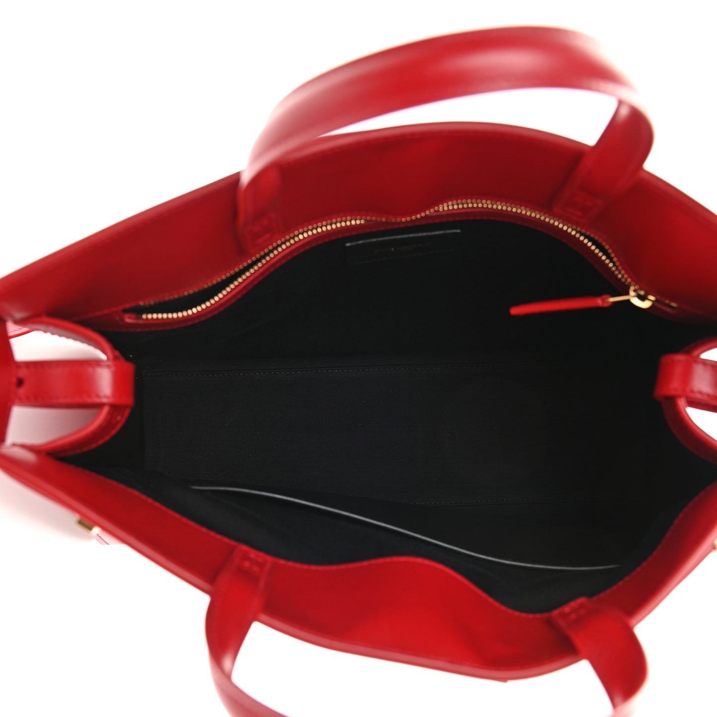Calfskin Small Manhattan Shopper Tote Red