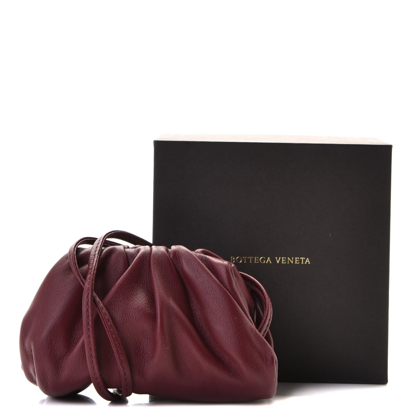 Butter Calfskin Coin Purse Bordeaux