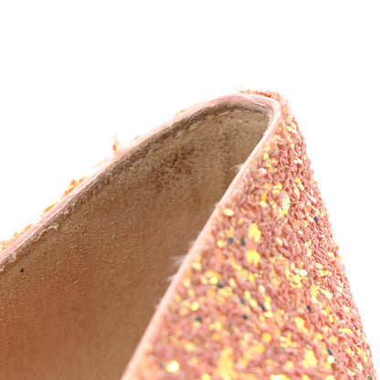 Christian Louboutin Patent Glitter Iriza 100 Pumps 39 Peach 10 of 10