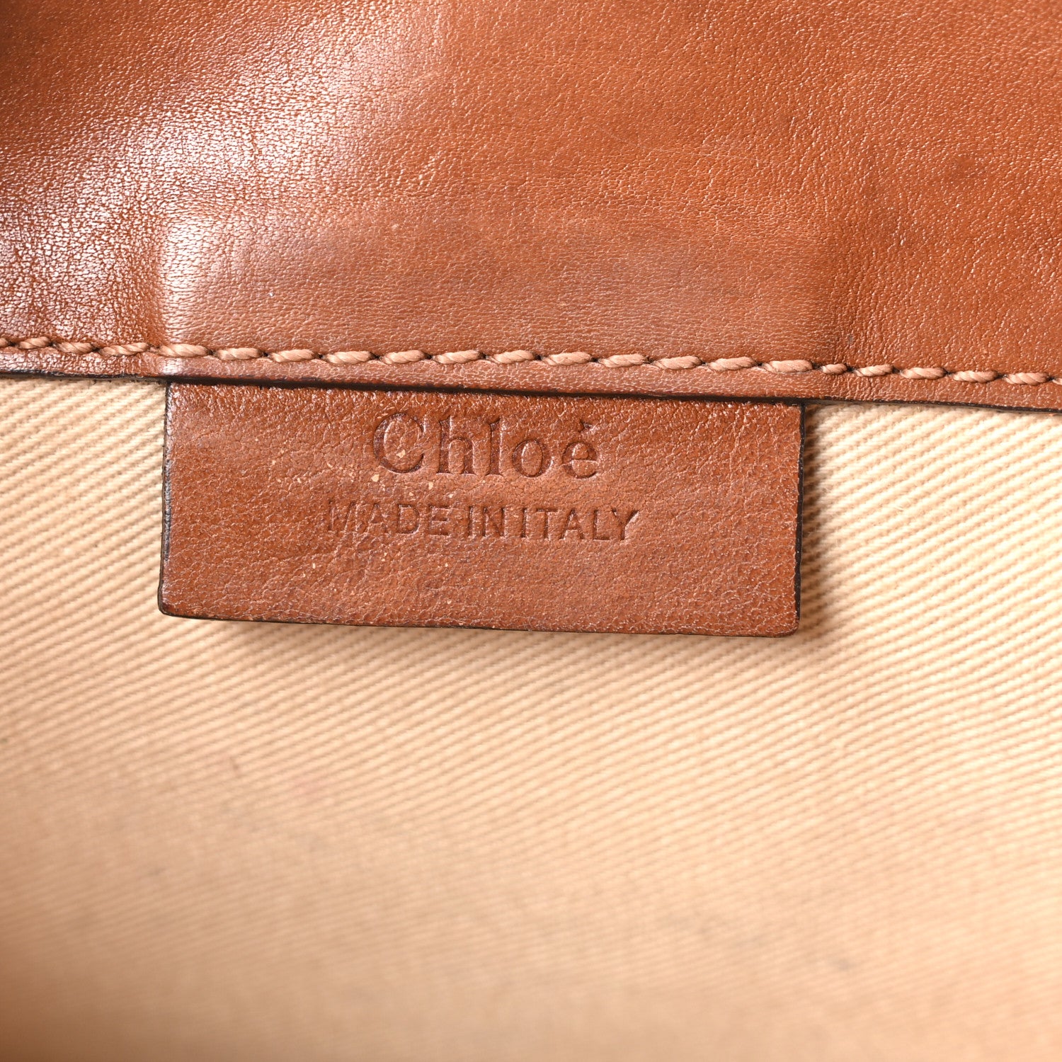 Chloe Suede Calfskin Mini Faye Backpack Tan 6 of 10