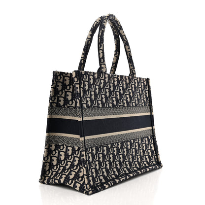 Christian Dior Oblique Medium Book Tote Blue Multicolor 3 of 10