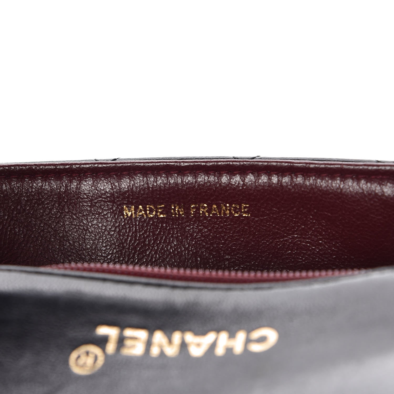 Chanel Lambskin Quilted Mini Square Flap Black 9 of 11