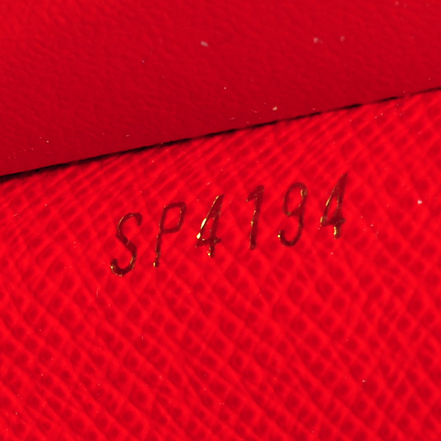 Monogram Daily Organizer Red
