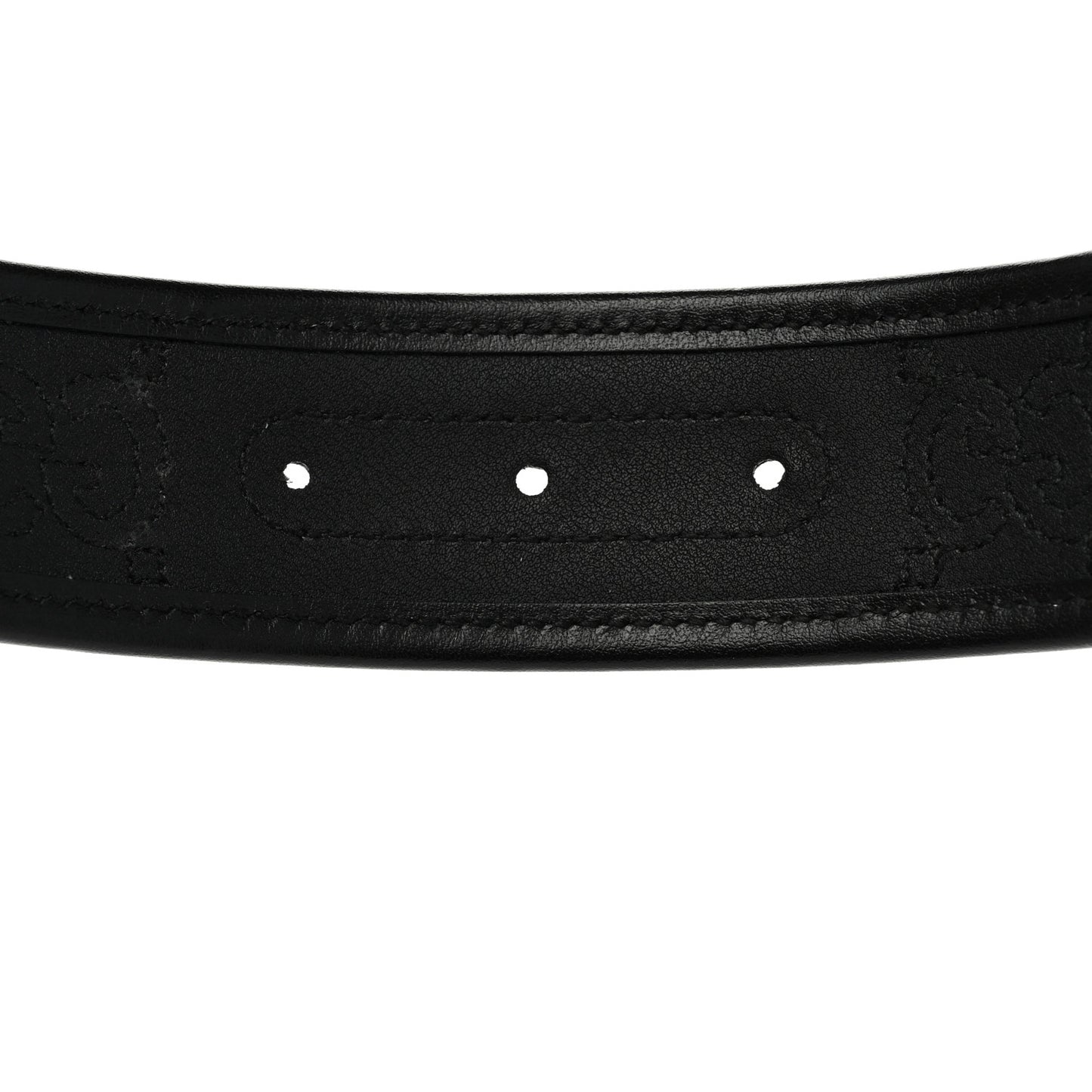 Calfskin GG Matelasse Marmont 40mm Belt 80 32 Black